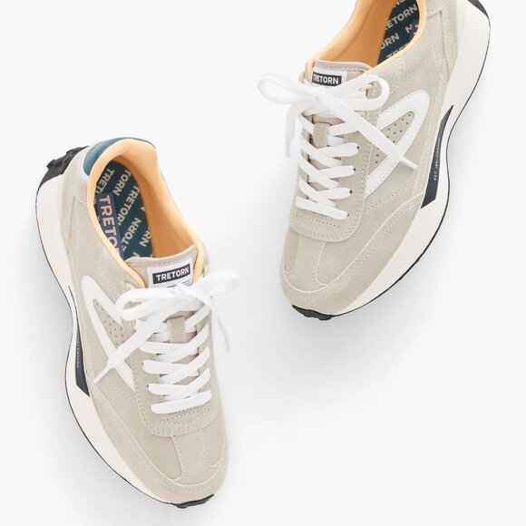 NEW Tretorn Katie Sneakers - Leather in tan  For Women 925 3s2 - Picture 1 of 7